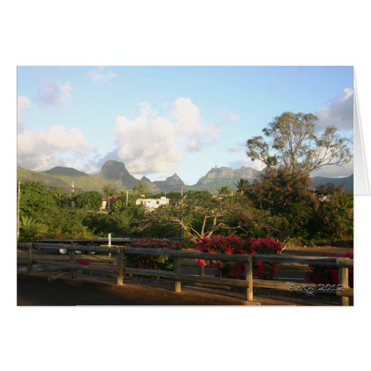 Mauritian Landscapes Cards (Front Horizontal)