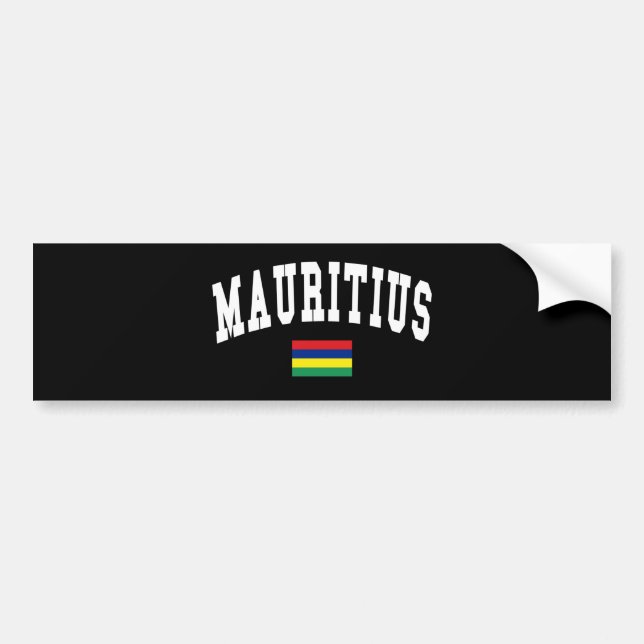 MAURITIUS BUMPER STICKER (Front)