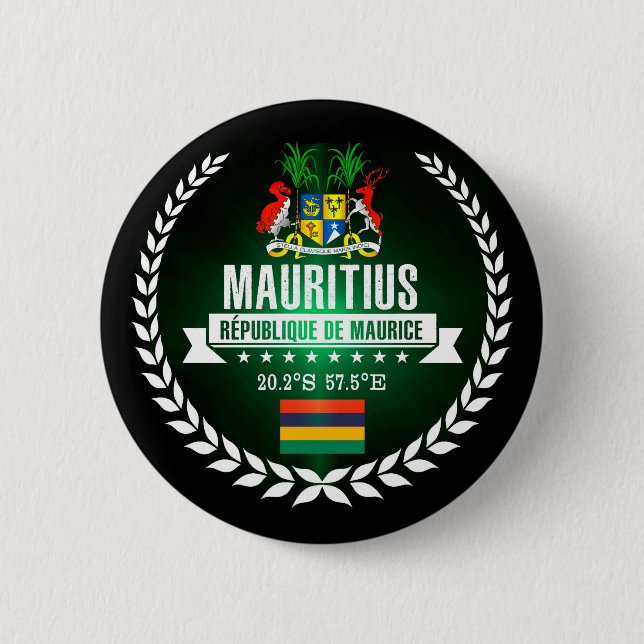 Mauritius Button (Front)