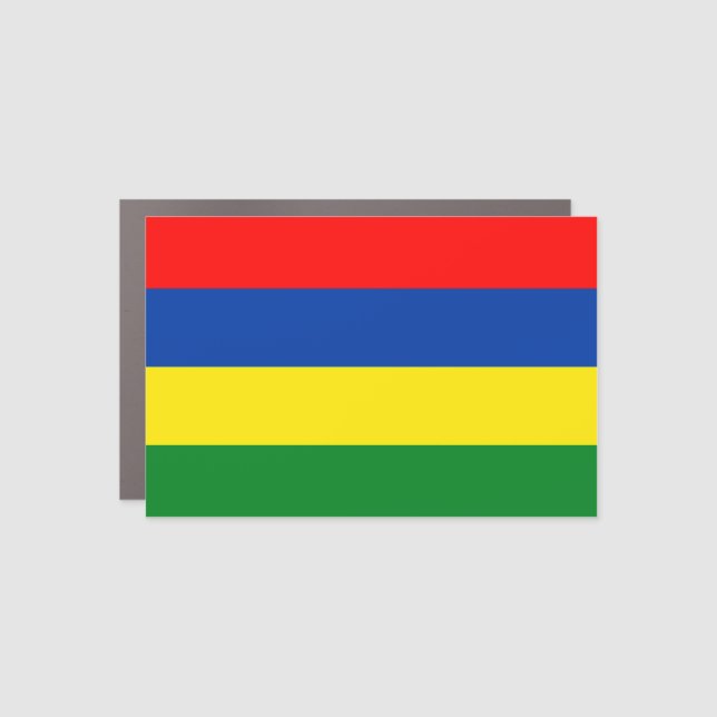 Mauritius Car Magnet (Front)