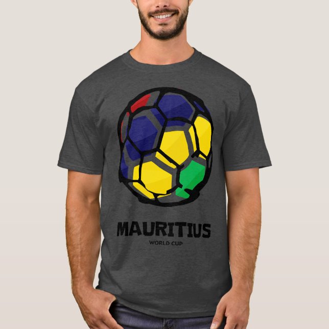 Mauritius Country Flag T-Shirt (Front)