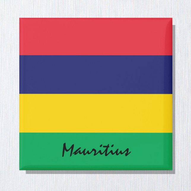 Mauritius flag & Africa holiday/sports fans Magnet (Creator Uploaded)
