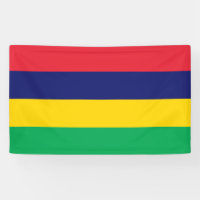 Mauritius flag banner