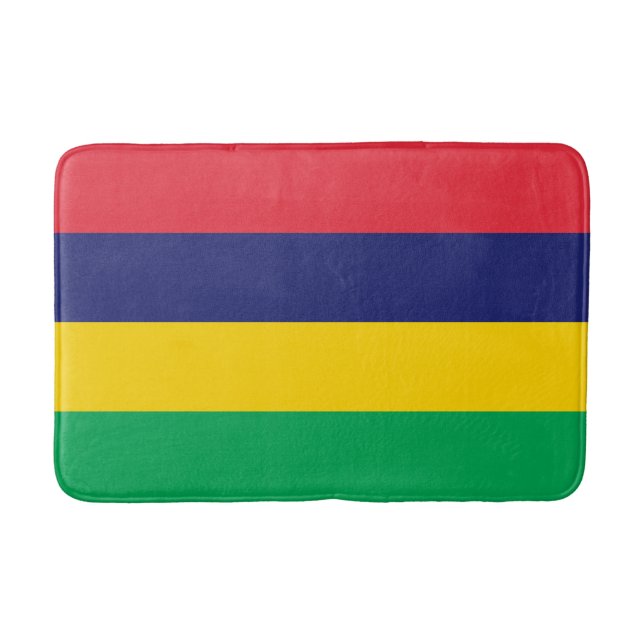 Mauritius Flag Bath Mat (Front)