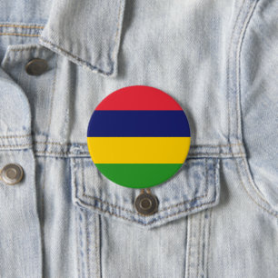 Mauritius flag button