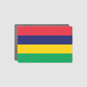 Mauritius Flag Car Magnet