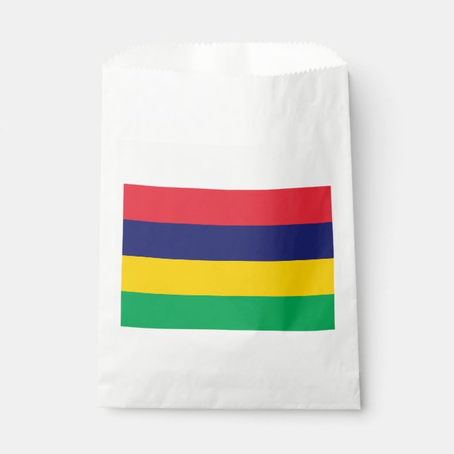 Mauritius Flag Favor Bag (Front)