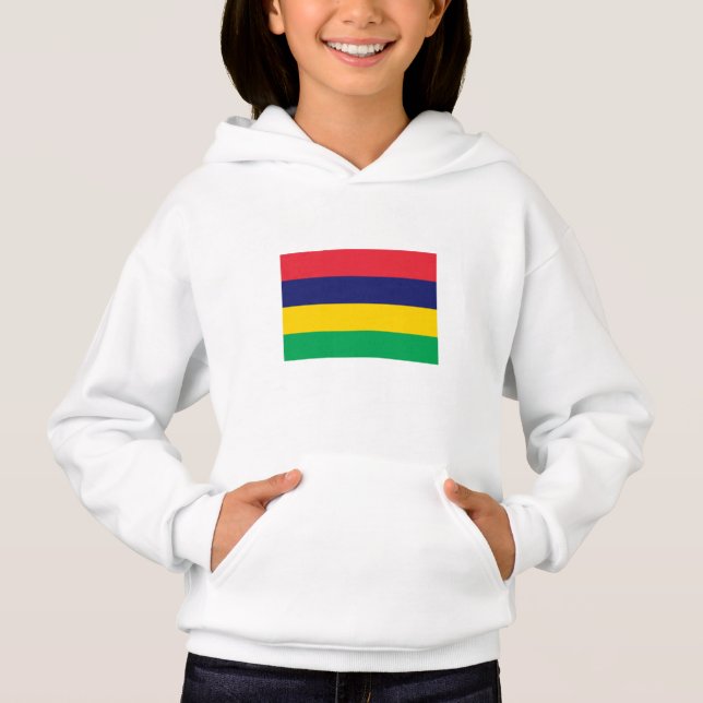Mauritius Flag Hoodie (Front)