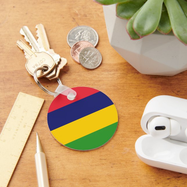 Mauritius flag keychain (Desk)