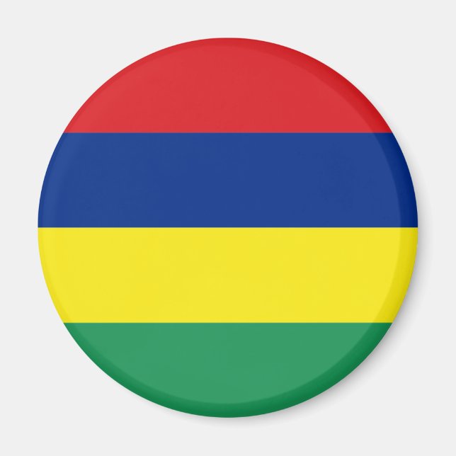 Mauritius Flag Magnet (Front)