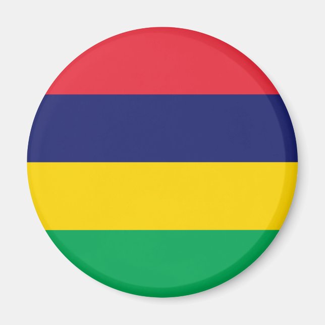 Mauritius Flag Magnet (Front)
