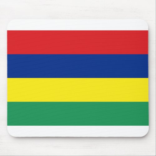 Mauritius Flag Mouse Pad