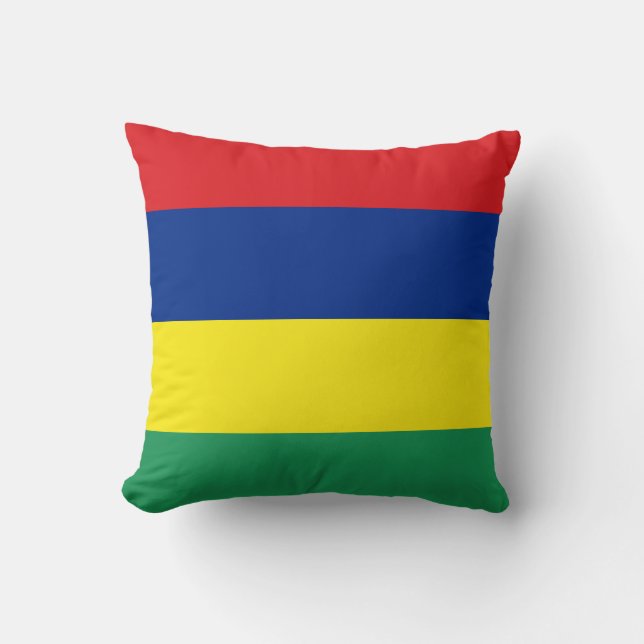 Mauritius Flag pillow (Front)