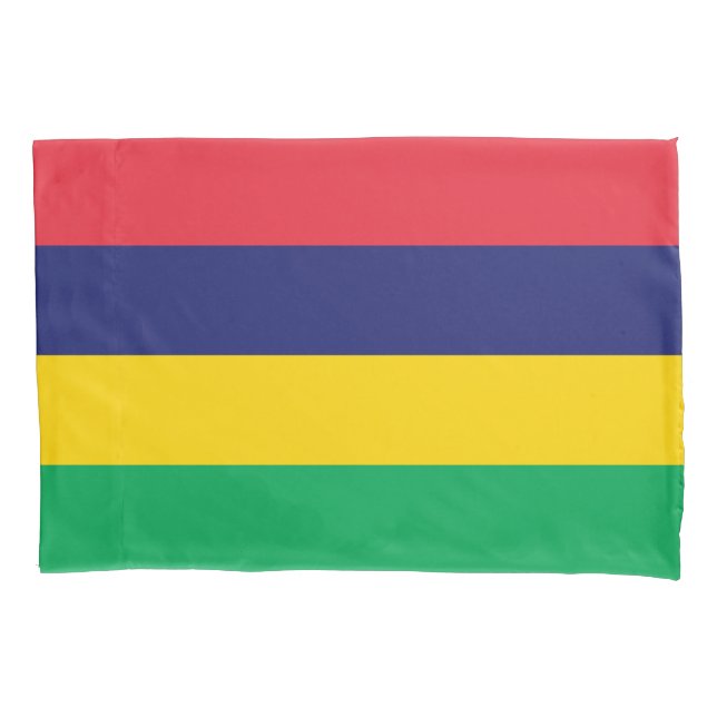 Mauritius Flag Pillow Case (Front)
