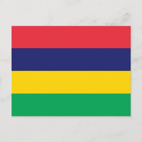 Mauritius Flag Postcard