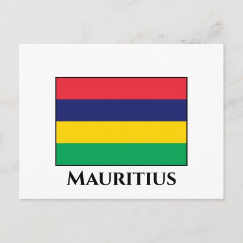 Mauritius Flag Postcard