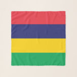 Mauritius Flag Scarf<br><div class="desc">Patriotic flag of Mauritius.</div>
