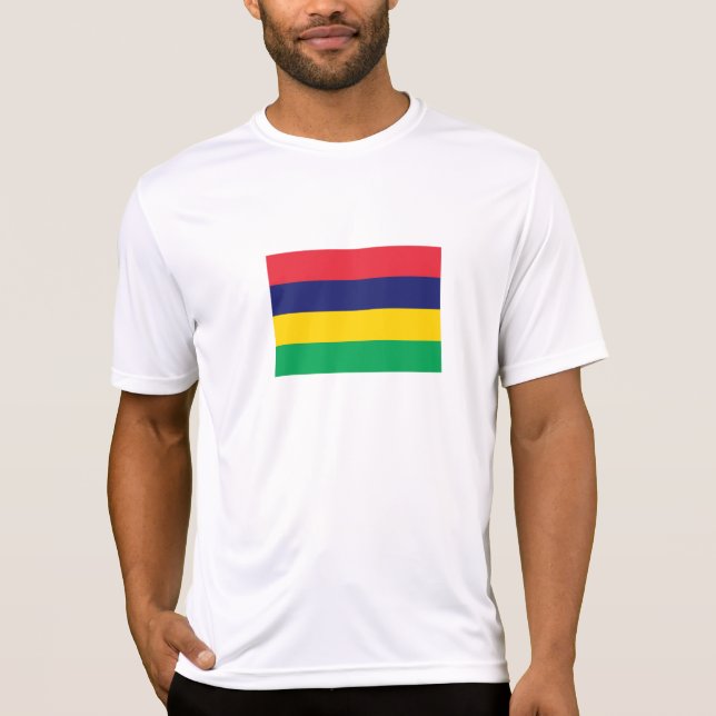 Mauritius Flag T-Shirt (Front)