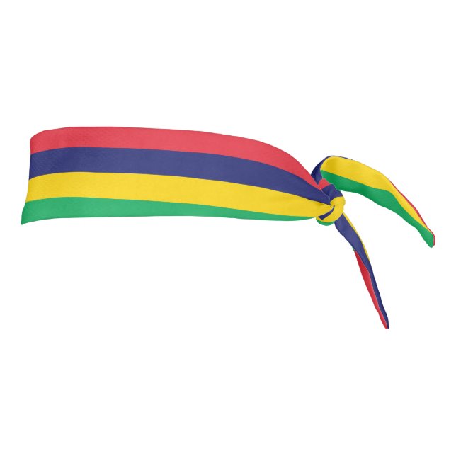 Mauritius Flag Tie Headband (Rotate 90)