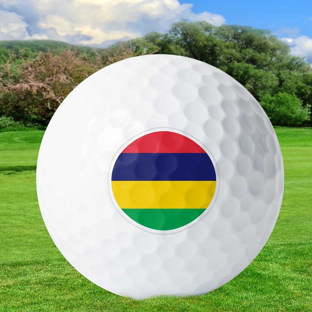 Mauritius Golf Balls, Flag Golfers / Patriots Balls (Creator Uploaded)