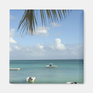 Mauritius, Grand Baie. Boats anchored in the Magnet