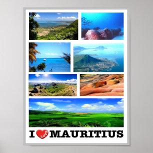 Mauritius - I Love - Poster