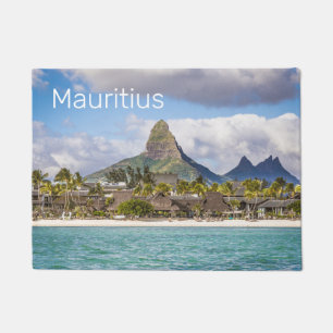 Mauritius Indian Ocean Flic En flac Beach Souvenir Doormat