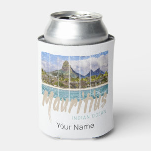 Mauritius Le Morne Brabant Mountain Souvenir Can Cooler