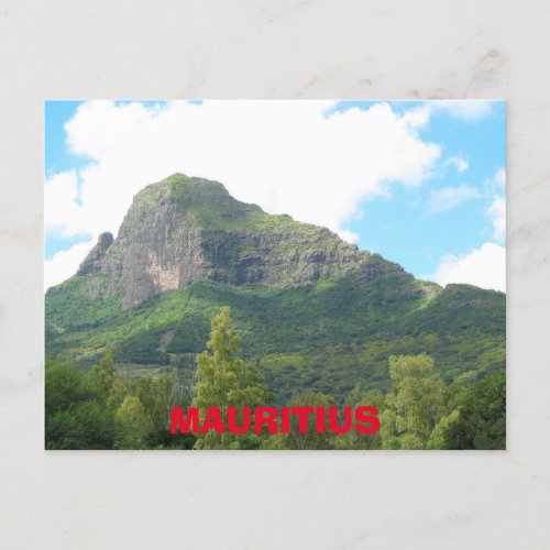 Mauritius Mountain Postcard