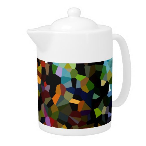 Mauritius Porcelain Tea Pot by Artist CL Brown