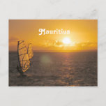 Mauritius Sunset Postcard