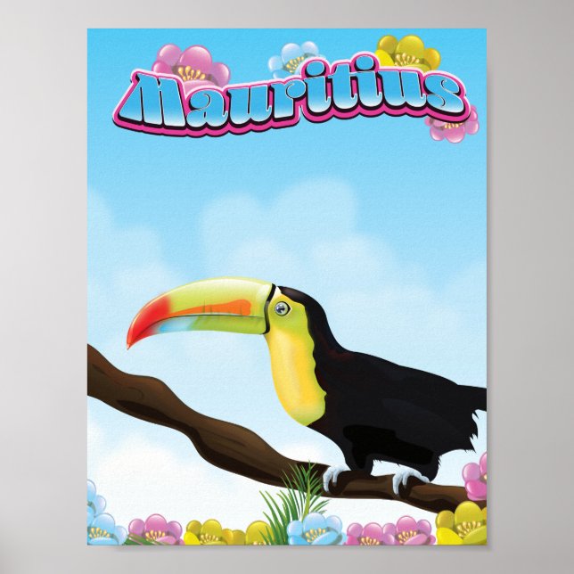 Mauritius travel poster (Front)