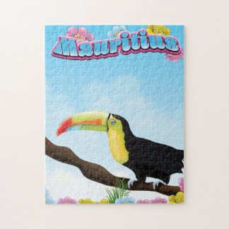 Mauritius travel poster jigsaw puzzle