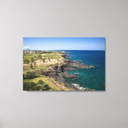 Mauritius Western Mauritius Belle Vue Ocean Canvas Print