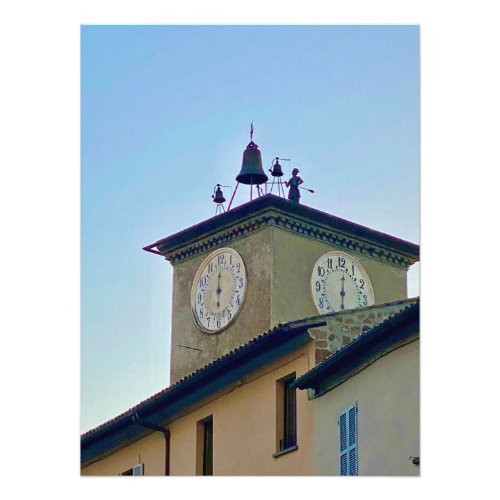 Maurizio Tower in Orvieto Italy Photo Print