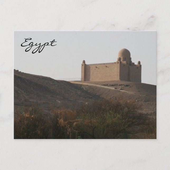 mausoleum aga khan postcard (Front)