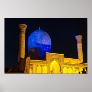 Mausoleum of Amir Timur - Samarkand, Uzbekistan Poster