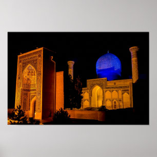 Mausoleum of Amir Timur - Samarkand, Uzbekistan Poster
