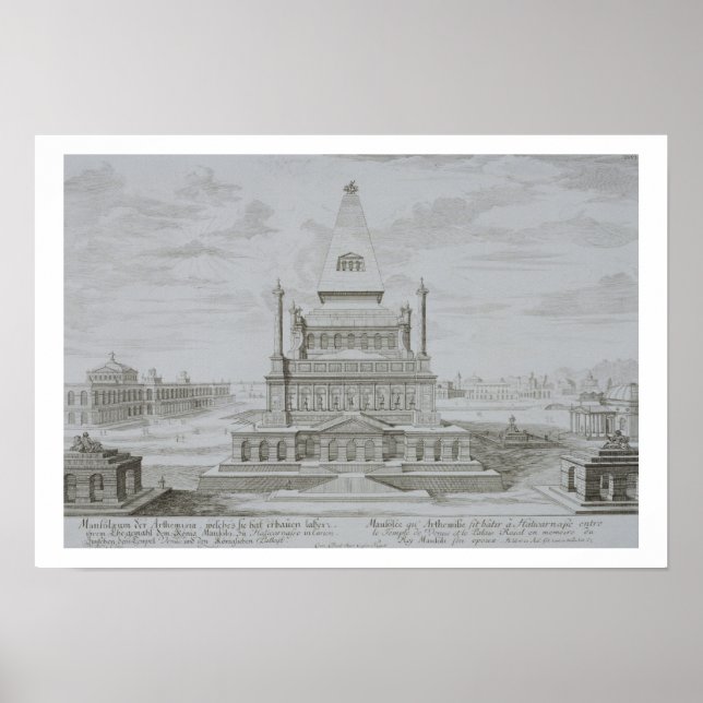 Mausoleum of Halicarnassus, Bodrum, Turkey, from ' Poster (Front)