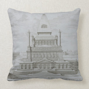 Mausoleum of Halicarnassus, Bodrum, Turkey, from ' Throw Pillow