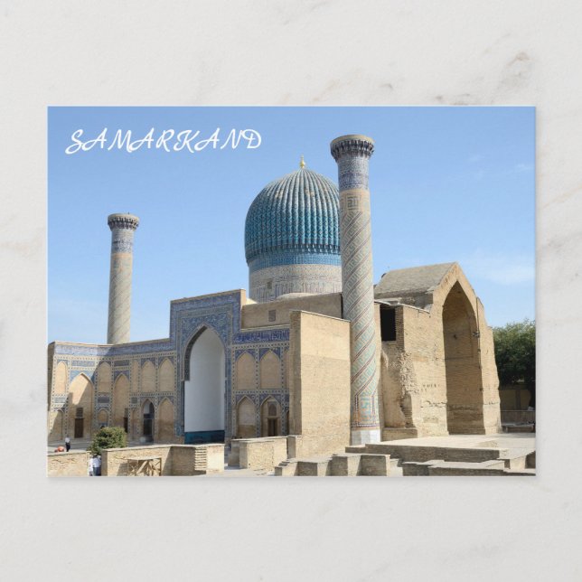 Mausoleum of Timur in Samarkand, Uzbekistan Postcard (Front)