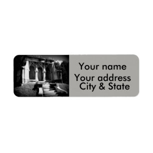 Mausoleum on a hill label