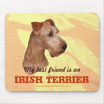Mauspad ‘irish Terrier’ Mouse Pad by mein_irish_terrier at Zazzle