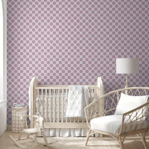 Mauve and White Knot _ Background Changeable Wallpaper