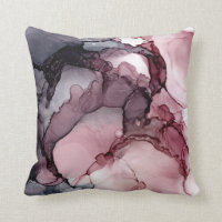 Mauve Blush Grey Abstract