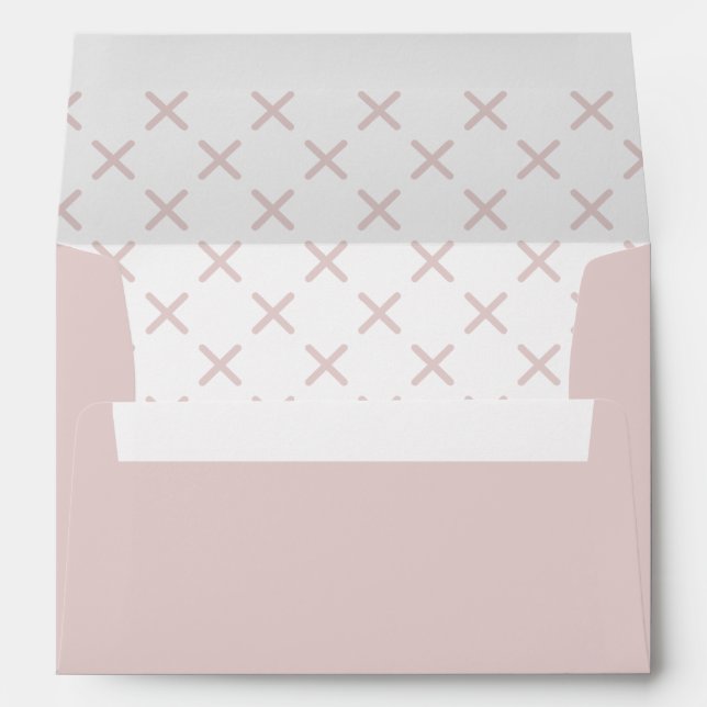 Mauve Chalk Colored Envelope (Back (Bottom))