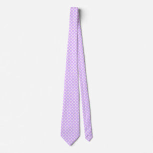 Mauve Classic Geometric Neck Tie