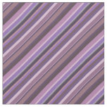 Mauve diagonal stripes fabric