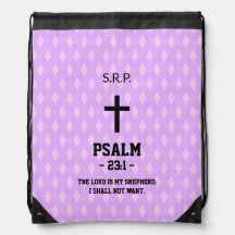 Mauve Diamonds Pattern Bible Verse Christian