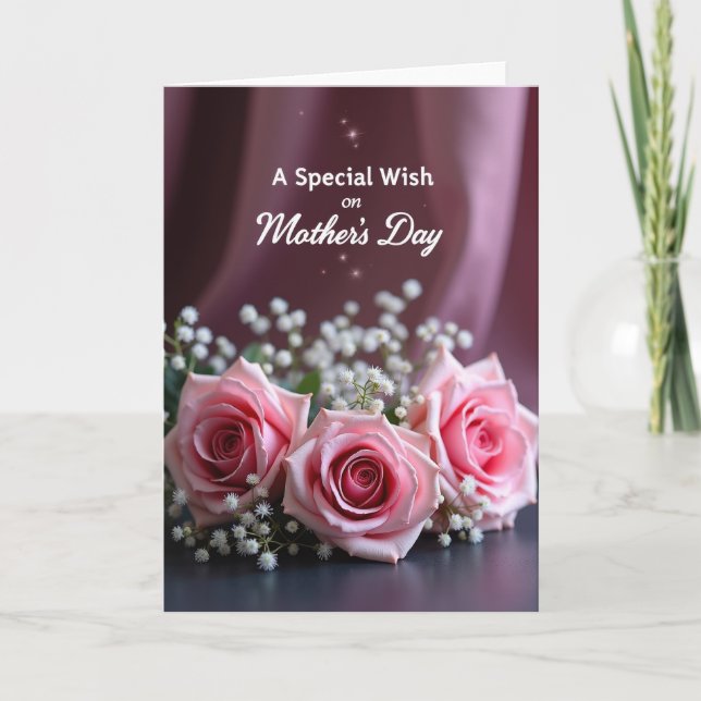 Mauve Dreams Mothers Day Card (Front)